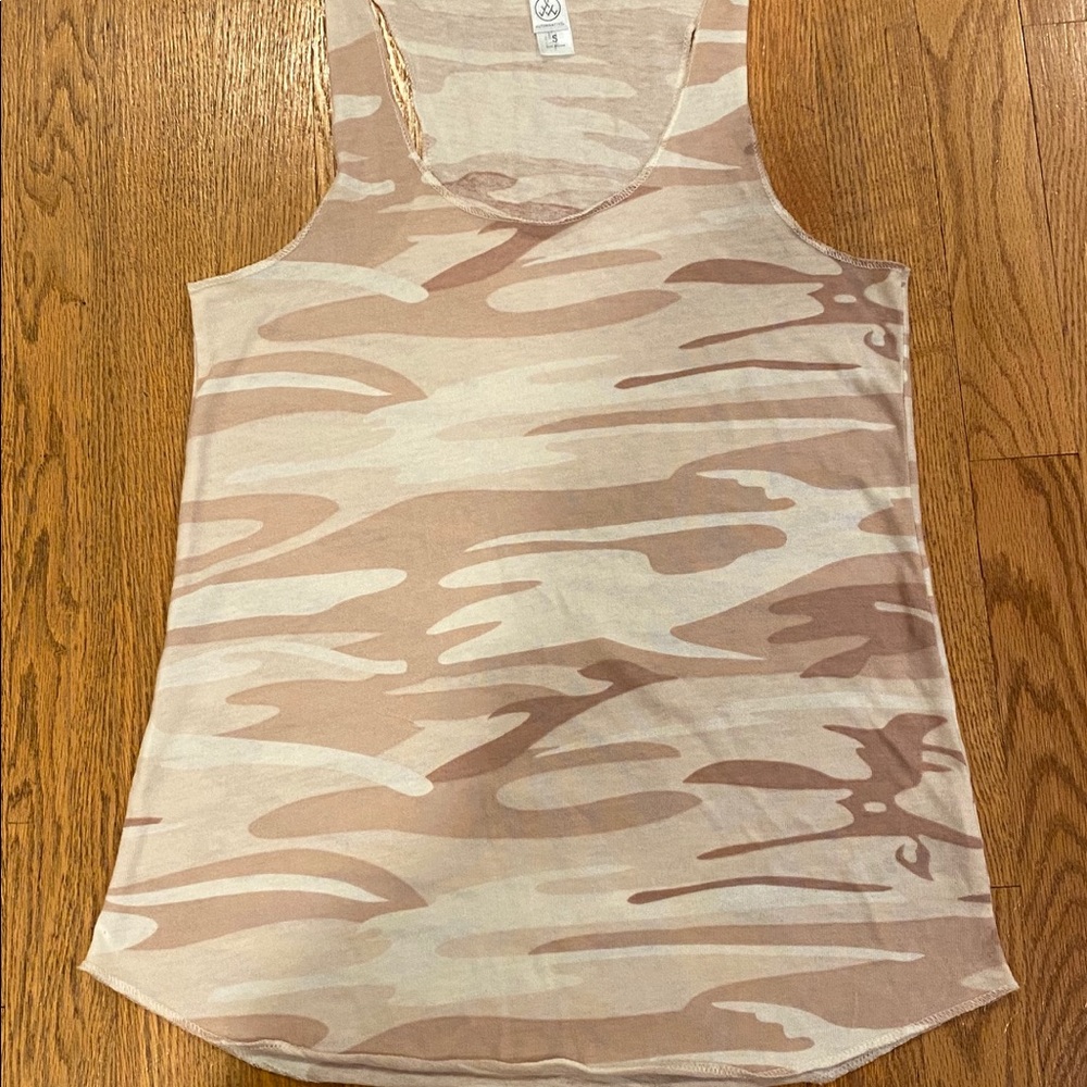 NWOT-ALTERNATIVE CAMO RACERBACK TANK - Picture 2 of 5
